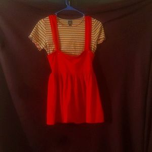 Red Pinafore